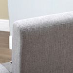 Homcom Accent Chair, Linen-touch Armchair, Upholstered Leisure Lounge Sofa, Club Chair With Wooden Frame, Grey