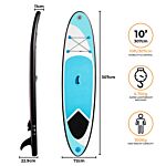 10ft Blue Inflatable Paddle Board