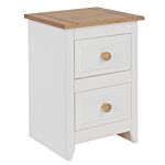 Capri 2 Drawer Petite Bedside Cabinet