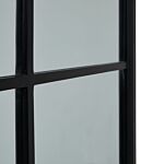 Black Wood Xl Window Mirror