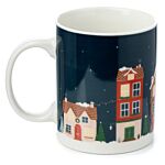 Christmas Village Porcelain Mug