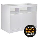 B1200 Retail Shop Counter - Brilliant White