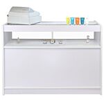 B1200 Retail Shop Counter - Brilliant White