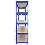 2 X T-rax Blue Metal Racking Units 75cm X 150cm X 30cm