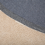 Shaggy Area Rug Beige 200 X 200 Cm Modern High-pile Machine-tufted Square Carpet Beliani