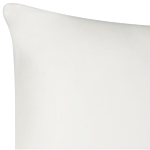 2 Bed Pillows White Lyocell Japara Cotton Rectangular 80 X 80 Cm Polyester Filling High Profile Sleeping Cushion Bedroom Beliani