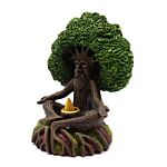 Wise Old Tree Man Of The Forest Backflow Incense Burner