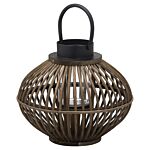 Brown Bamboo Style Lantern