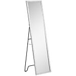 Homcom Full Length Mirror Free Standing Mirror Dressing Mirror With Ps Frame For Bedroom, Living Room