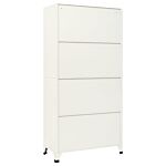 Vidaxl Locker Cabinet Grey And Blue 90x45x180 Cm Steel