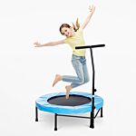 Homcom Trampoline Rebounder Adjustable Jumper, 40"-blue