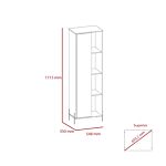 Dallas Tall Storage & Display Cabinet