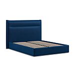 4'6 Fabric Bed - Royal Blue - Velvet