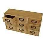 9 Drawer Triple Level Small Storage Unit