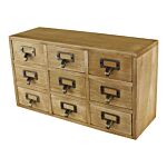 9 Drawer Triple Level Small Storage Unit