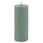 Luxe Collection Melt Effect 3.5x9 Sage Led Wax Candle