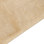 Area Rug Light Beige Viscose 140 X 200 Cm Tufted Low Pile Modern Beliani