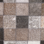 Cowhide Area Rug Multicolour Patchwork 160 X 230 Cm Geometric Pattern Modern Beliani