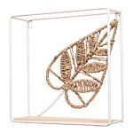 Woven Leaf Design Shelf 30cm