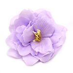 Craft Soap Flowers - Small Peony - Purple - Pack Of 10