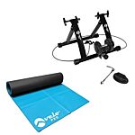 Velo Pro Turbo Trainer - Variable Resistance Magnetic Indoor Bike Trainer For Road Bikes & Mountain Bikes