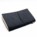 Handmade Leather Journal - My Little Black Book - Black (80 Pages)