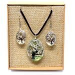 Pressed Flowers - Tree Of Life Set - White