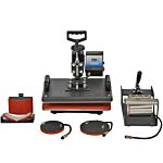 Pixmax Black Sublimation 5 In 1 Combo Heat Press Machine