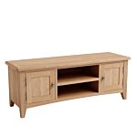 Large Tv Unit Light Oak