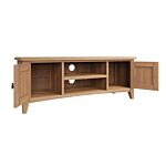 Large Tv Unit Light Oak