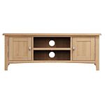 Large Tv Unit Light Oak