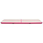 Vidaxl Inflatable Gymnastics Mat With Pump 700x100x15 Cm Pvc Pink