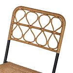 Outsunny 3 Pcs Pe Rattan Wicker Bistro Set Conversation Patio Furniture Set W/ Foldable Coffee Table And Chairs And Steel Frame, Natural