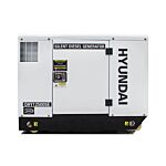 Hyundai 10kw/12.5kva 230v Mains Standby Silenced Diesel Generator | Dhy12500se