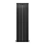 Designer Flat Panel Radiators Matt Black 1800mm X 560mm