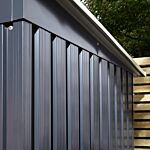 Trentvale 8 X 4 Metal Pent Shed - Dark Grey