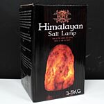 Quality Natural Salt Lamp - & Base Apx 3-5kg