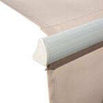 Outsunny 3 X 2.5m Garden Patio Manual Awning Canopy Sun Shade Shelter With Winding Handle Retractable - Cream White