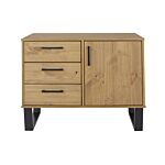 Texas Small Sideboard With 1 Door, 3 Drawers