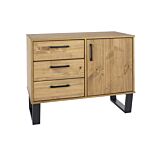 Texas Small Sideboard With 1 Door, 3 Drawers