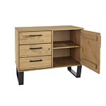 Texas Small Sideboard With 1 Door, 3 Drawers