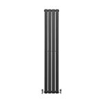 Designer Flat Panel Radiators Anthracite Grey 1600mm X 280mm