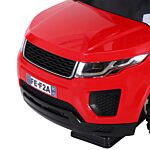 Homcom 3-in-1 Ride On Car Foot To Floor Slider Toddler W/ Horn Steering Wheel No Power Manual Under Seat Storage Safe Design Red