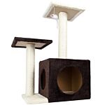 Podium Style Cat Tree- Brown