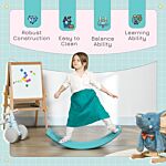 Zonekiz Balance Board Kids Wobble Board Stepping Stone, Montessori Toy For Children, Preschool Toy Gross Motor, Ages For 3-6 Years Blue