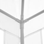 Outsunny 2.7m X 2.7m Garden Gazebo Marquee Party Tent Wedding Canopy Outdoor, White
