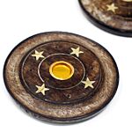 Mango Wood Disc 10cm (cone & Incense)