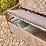 Alderley Rattan Storage Bench - Natural