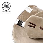 Relaxeazzz Pusheen Cat Shaped Travel Pillow & Eye Mask