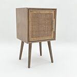 70cm Wooden Bedside Table